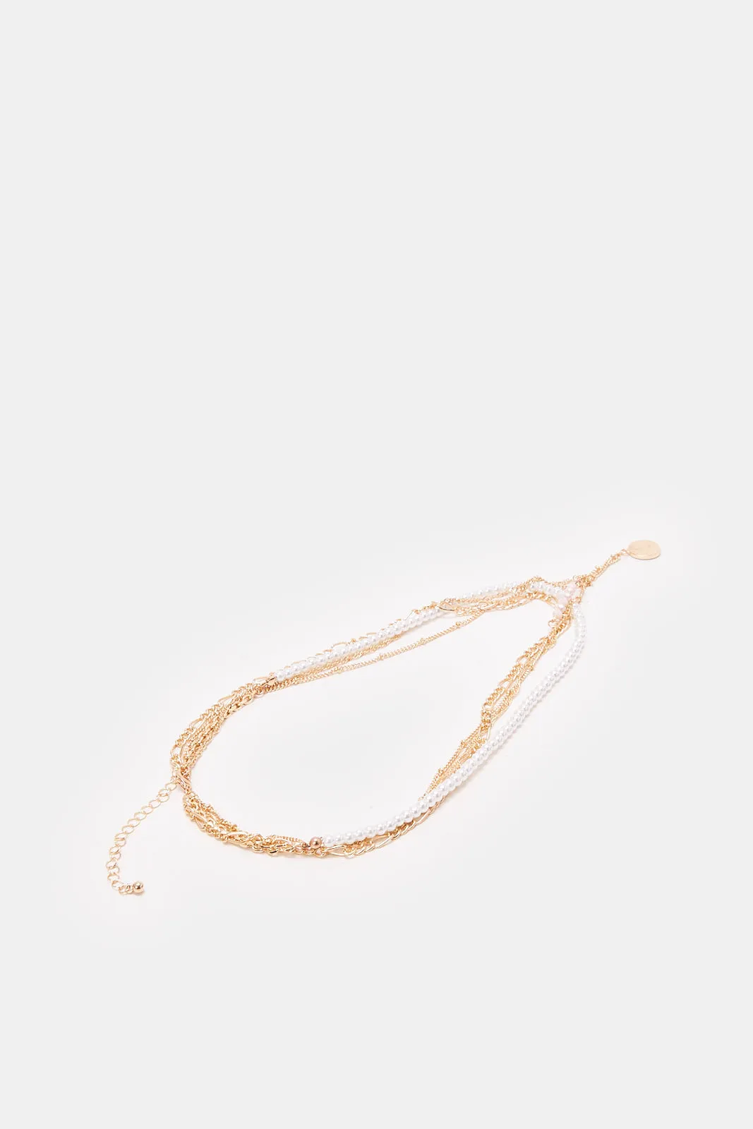 Women Gold Embellished Necklace sold by Redtag product image thumbnail 3