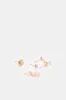 Women Gold Embellished Earrings Set (6 Piece) sold by Redtag