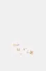 Women Gold Embellished Earrings Set (6 Piece) sold by Redtag