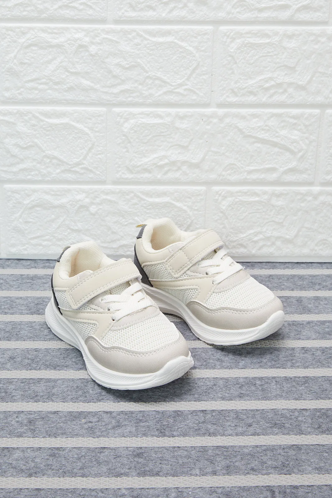 Beige Mesh Trainer sold by Redtag product image thumbnail 2