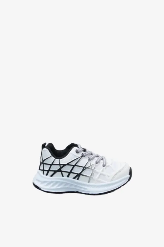 White Cuhnky Mesh Trainer sold by Redtag