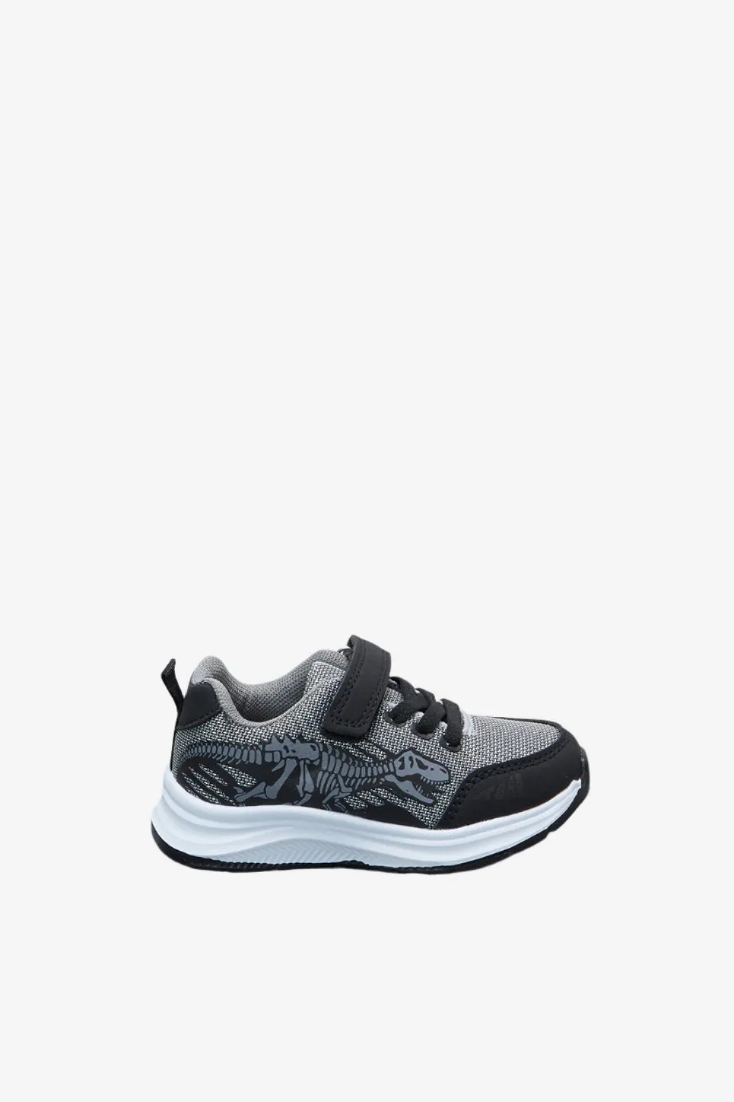 Black Dinosaur Mesh Trainer sold by Redtag