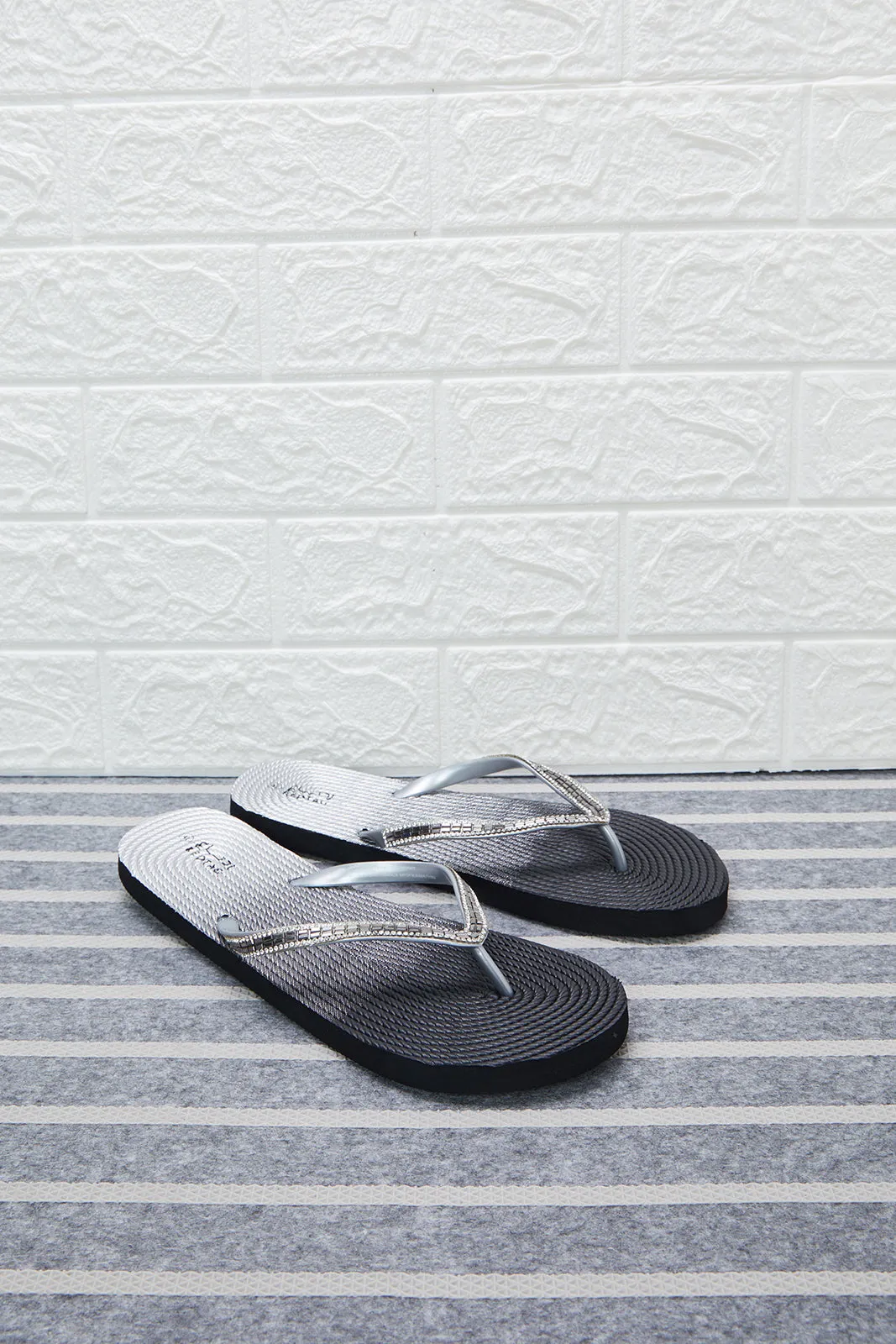 Black With Trim Flip Flop sold by Redtag product image thumbnail 2