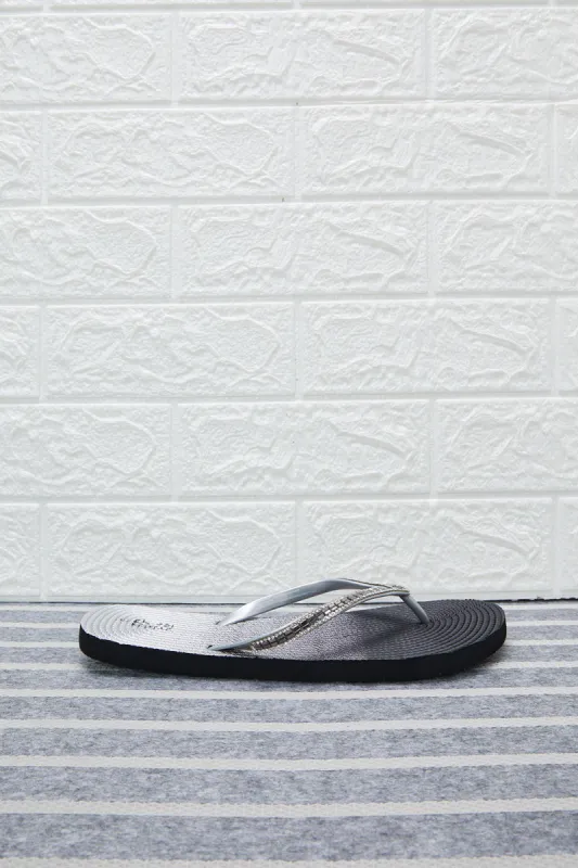 Black With Trim Flip Flop sold by Redtag