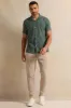 Men Blue Striped Casual Shirt sold by Redtag