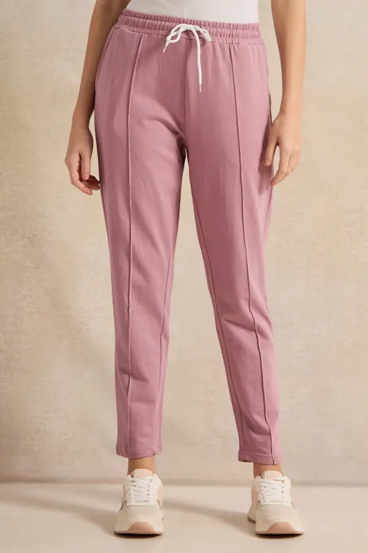 Women Lilac Active Pants sold by Redtag