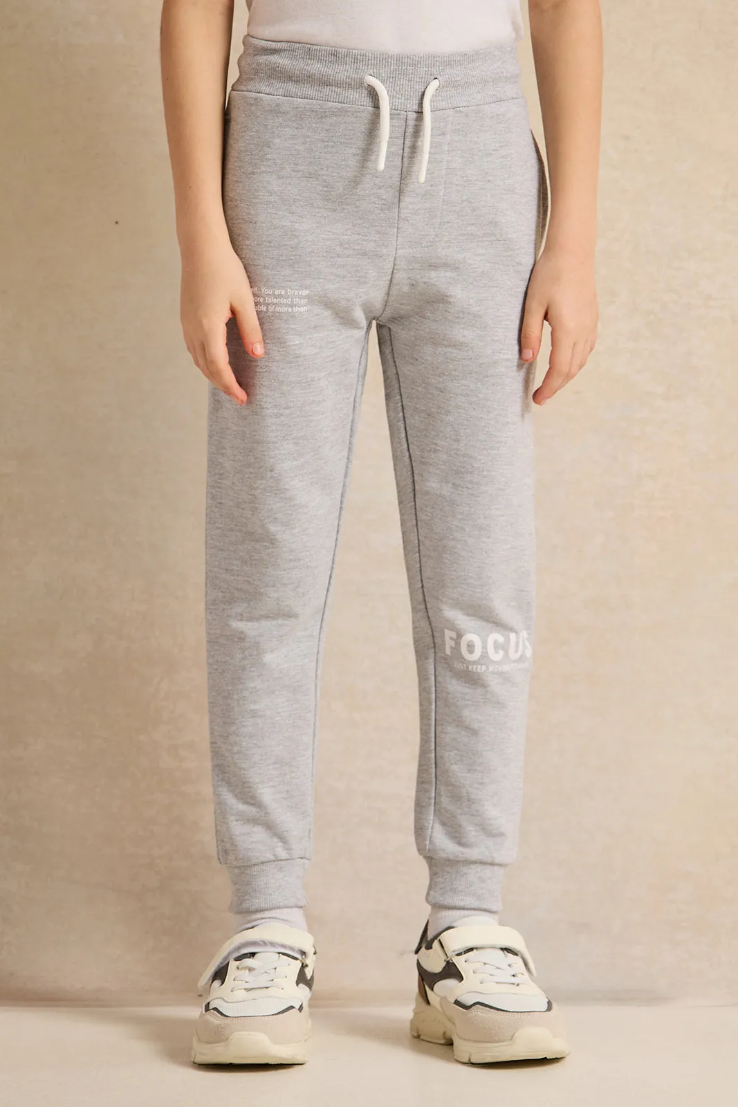 Boys Grey Printed Basic Jog Set (2 Piece) sold by Redtag product image thumbnail 3