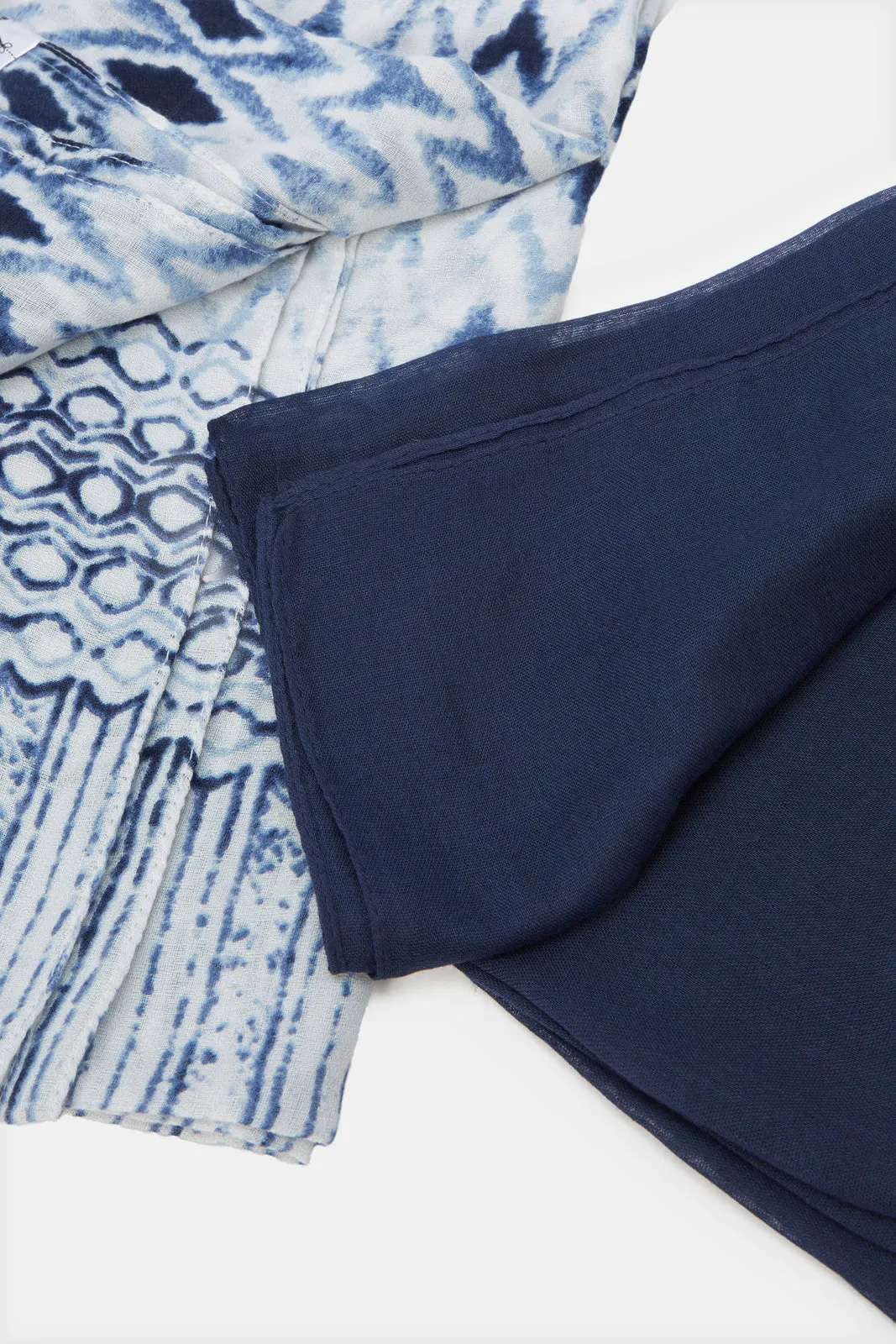 Women Grey And Black Scarf Set (Pack of 2) sold by Redtag product image thumbnail 4