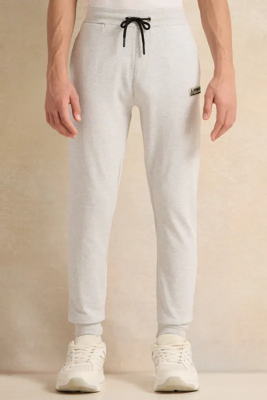 Senior Boys Basic Grey Track Pants sold by Redtag