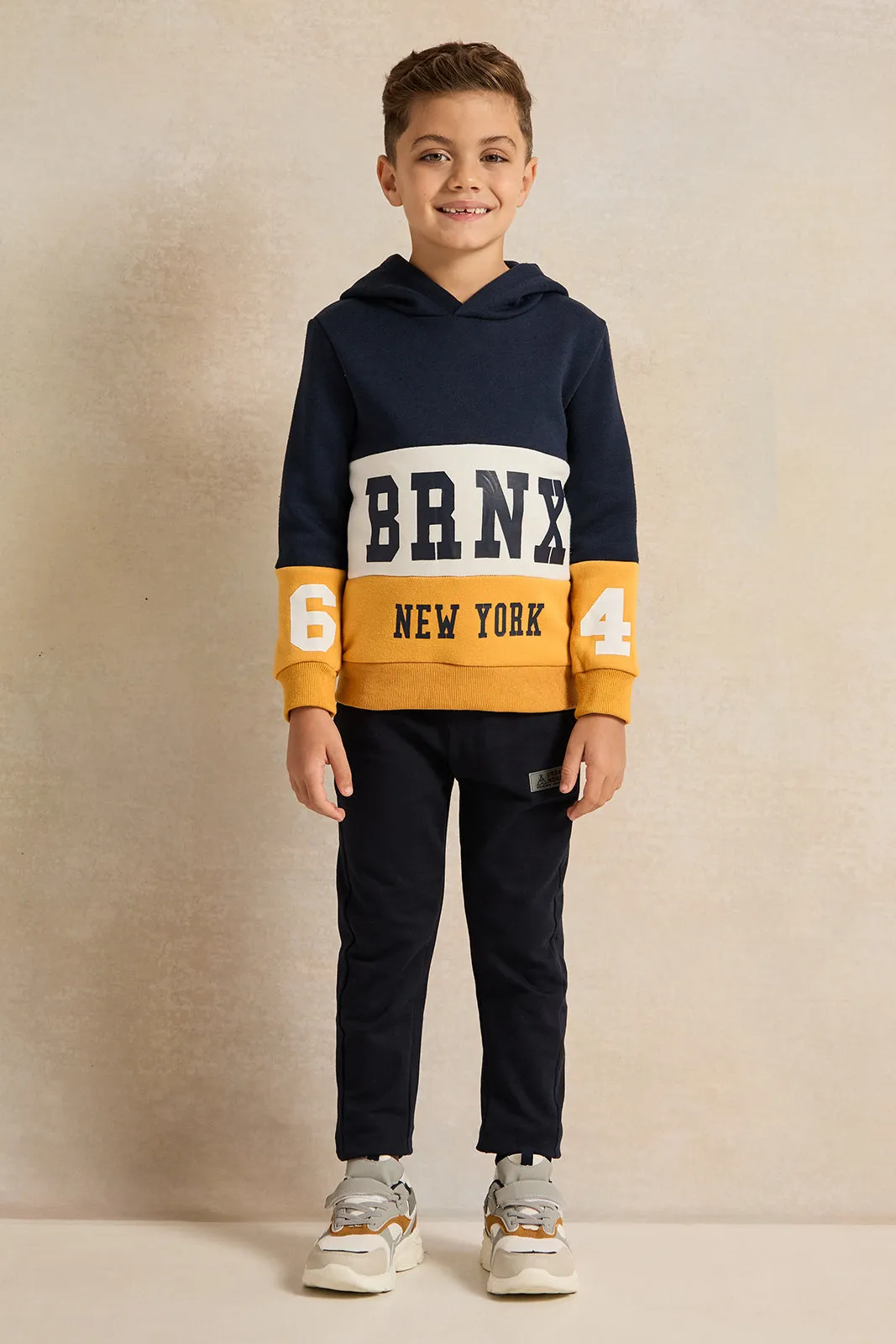 Boys Multicolour Hooded Sweatshirt sold by Redtag product image thumbnail 2