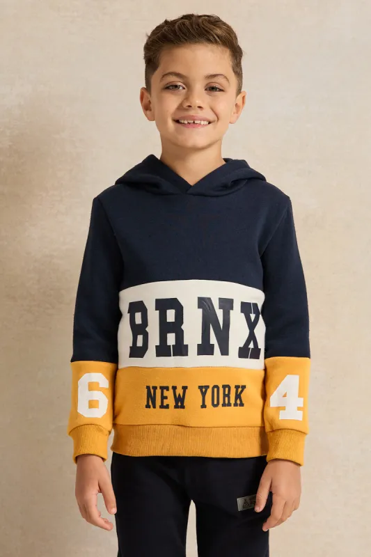 Boys Multicolour Hooded Sweatshirt sold by Redtag