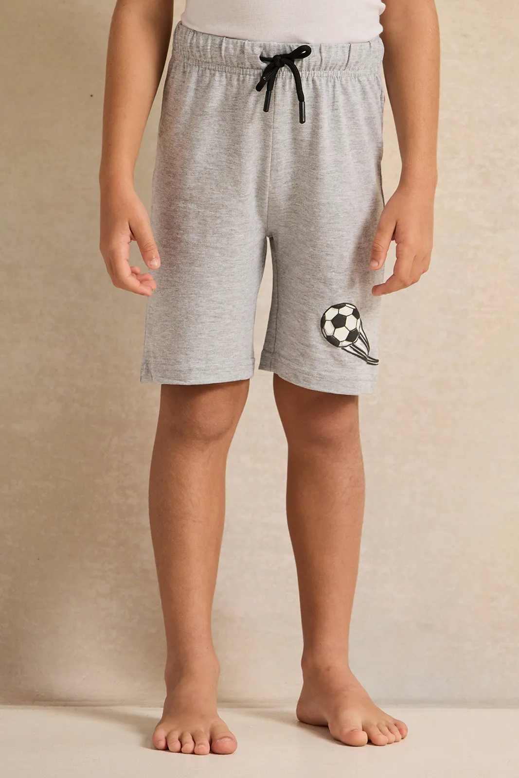 Boys Blue And Grey Printed Night Wear Set (2 Piece) sold by Redtag product image thumbnail 3