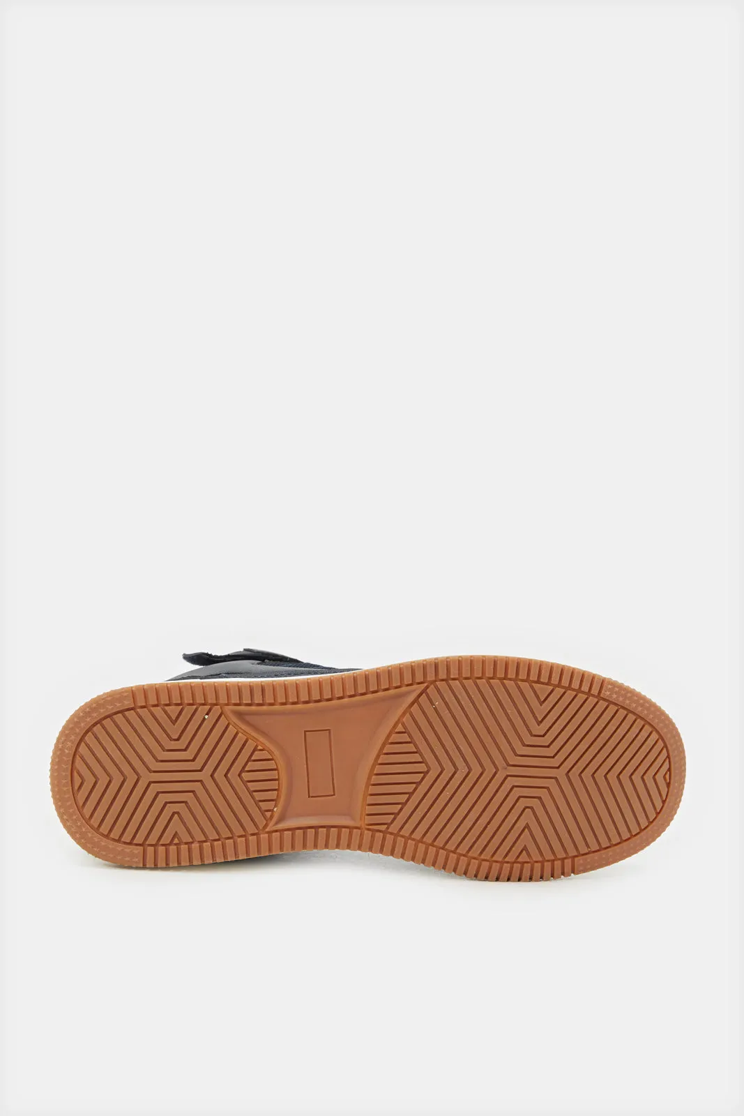 Men Black Material Block High top sold by Redtag product image thumbnail 5