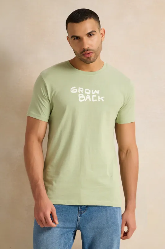 Men Mint Graphic T-Shirt sold by Redtag