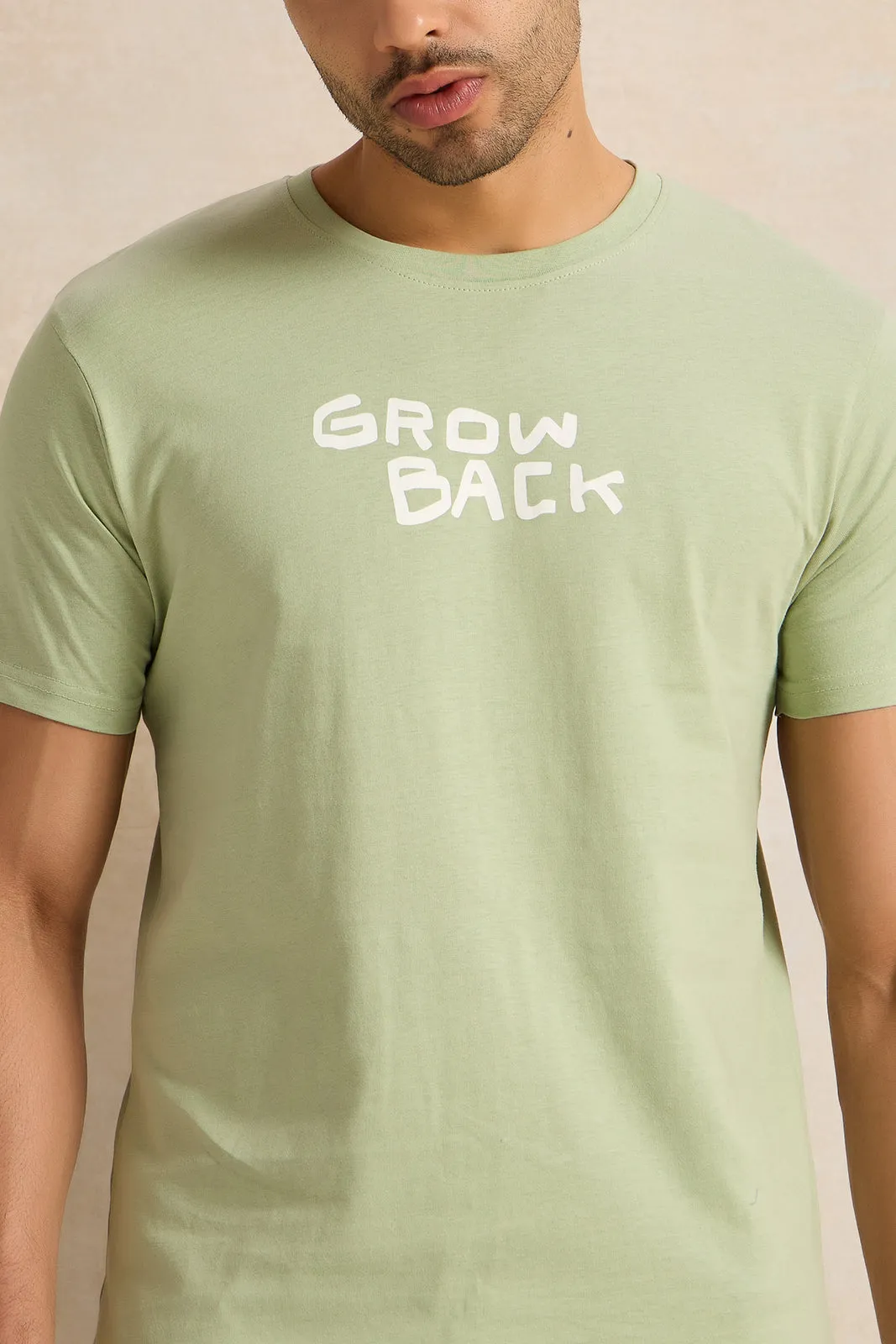 Men Mint Graphic T-Shirt sold by Redtag product image thumbnail 4