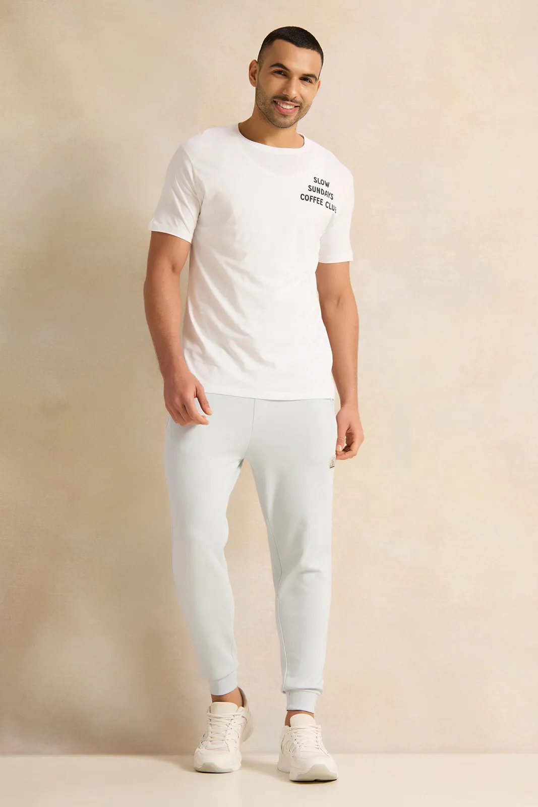 Men White Graphic T-Shirt sold by Redtag product image thumbnail 2
