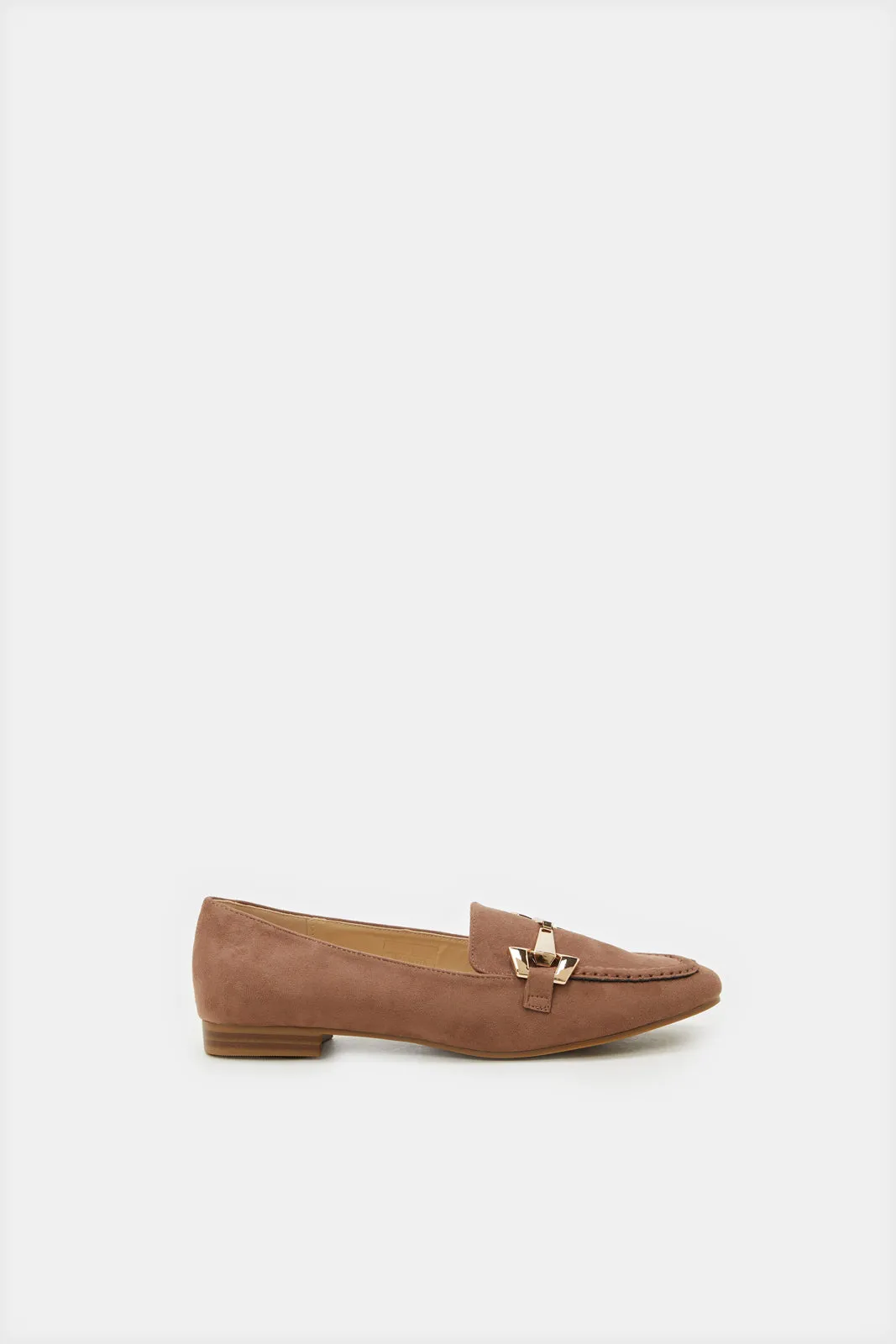 Women Brown Embellished Loafer sold by Redtag