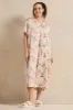 Women Pink Floral Print Nightgown sold by Redtag