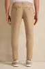 Beige Slim Fit Grament Dyed Chino Trousers sold by Redtag