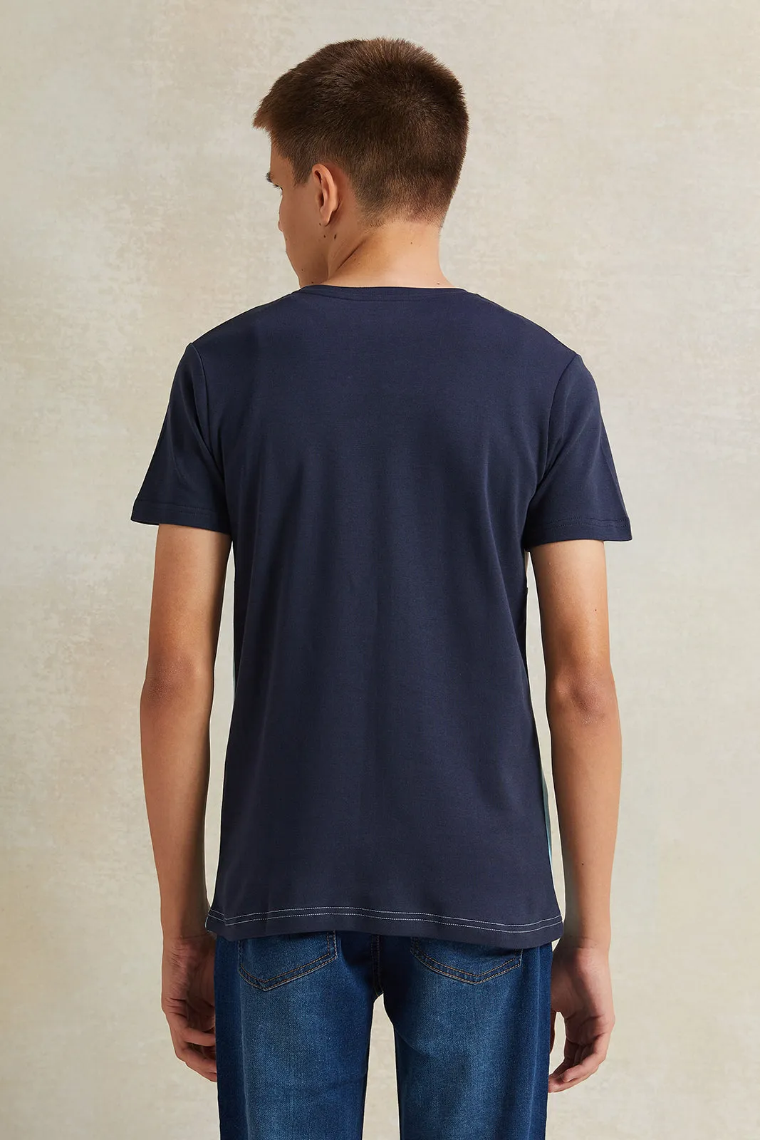 Senior Boys Multicolour T-Shirt sold by Redtag product image thumbnail 3