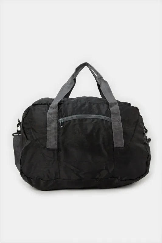 Black Expandeable Duffle Bag sold by Redtag
