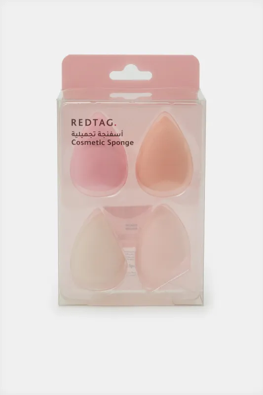 Women Assorted Cosmetic Sponge Set (Pack of 4) sold by Redtag