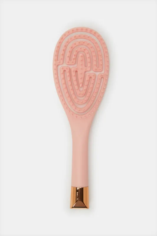 Women Pink Wet Hair Brush sold by Redtag