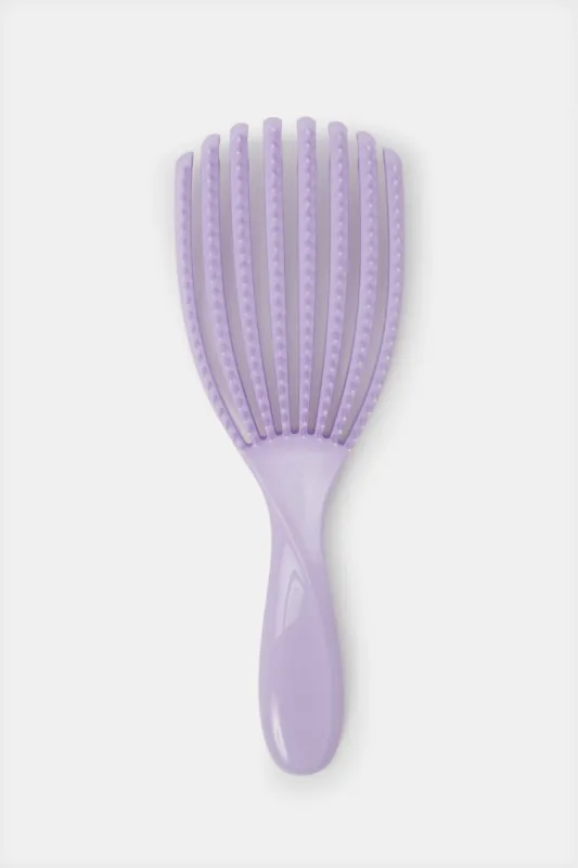 Women Purple Wet Hair Brush sold by Redtag