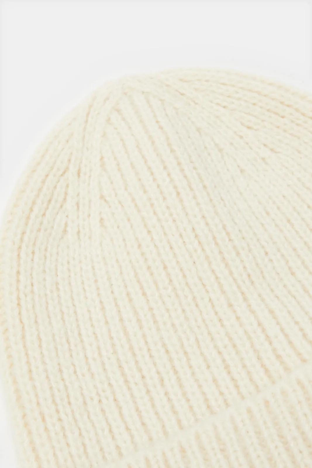 Women White Knitted Cap sold by Redtag product image thumbnail 4