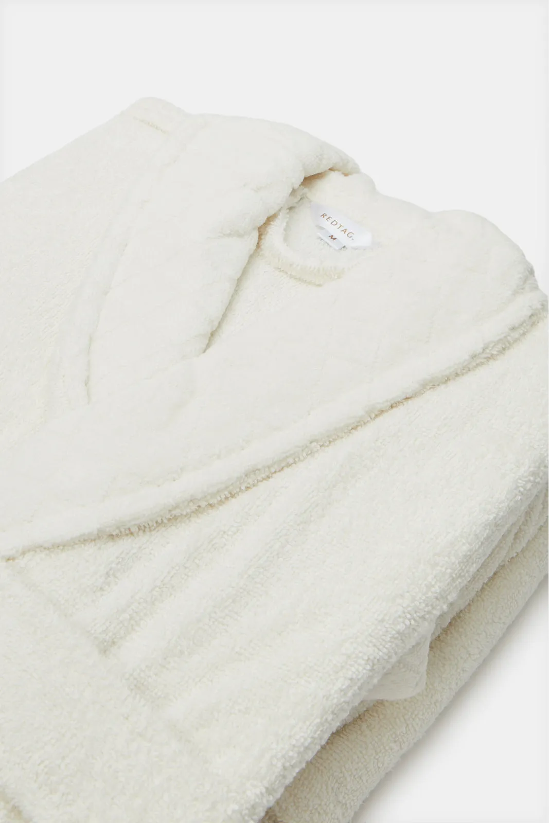 Cream Shawl Bathrobe sold by Redtag product image thumbnail 3