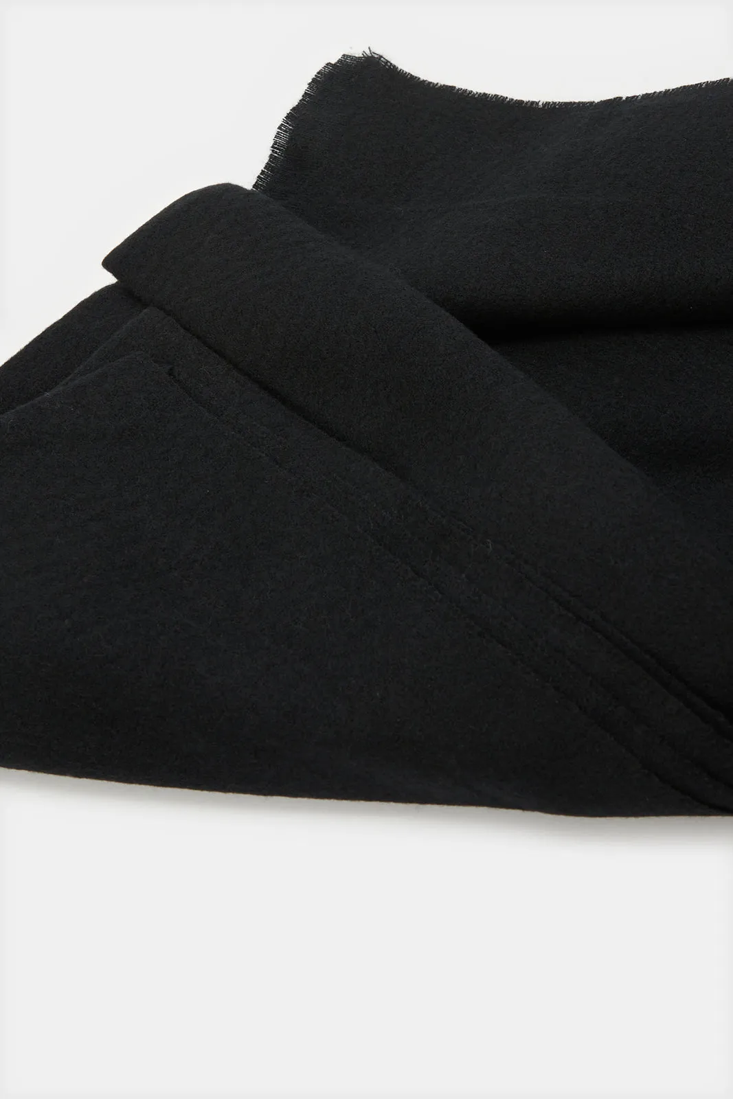 Women Black Embellished Knitted Scarf sold by Redtag product image thumbnail 4