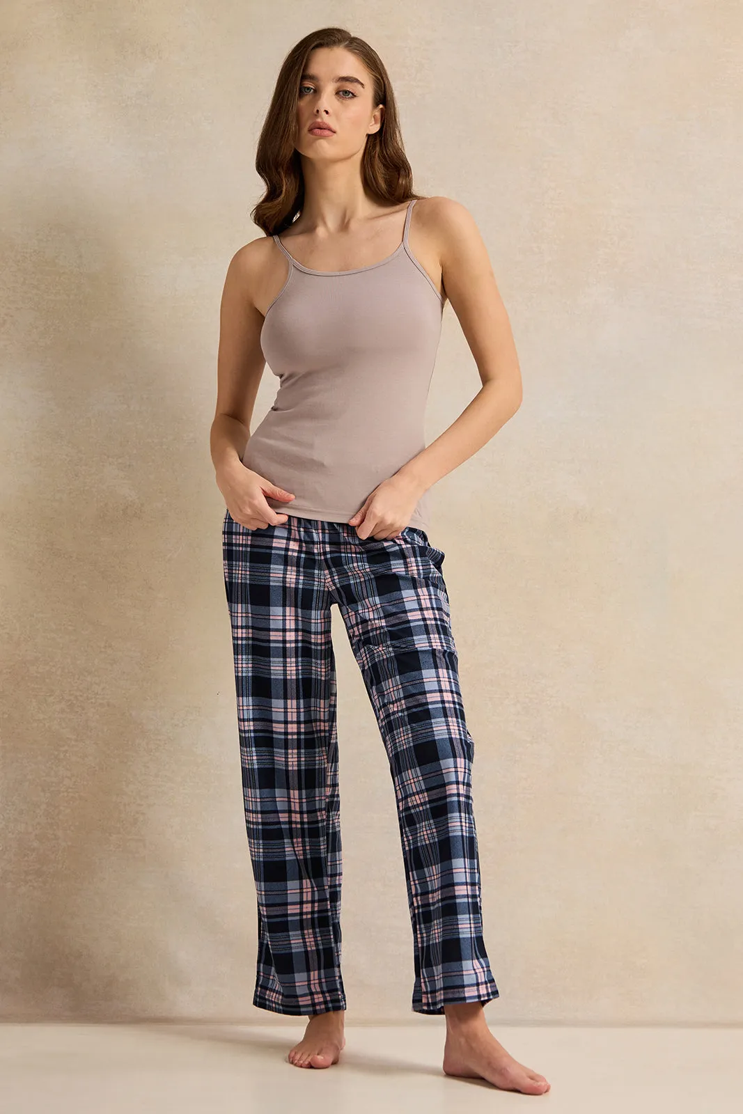 Women Lilac Plain Strappy Vest sold by Redtag product image thumbnail 2