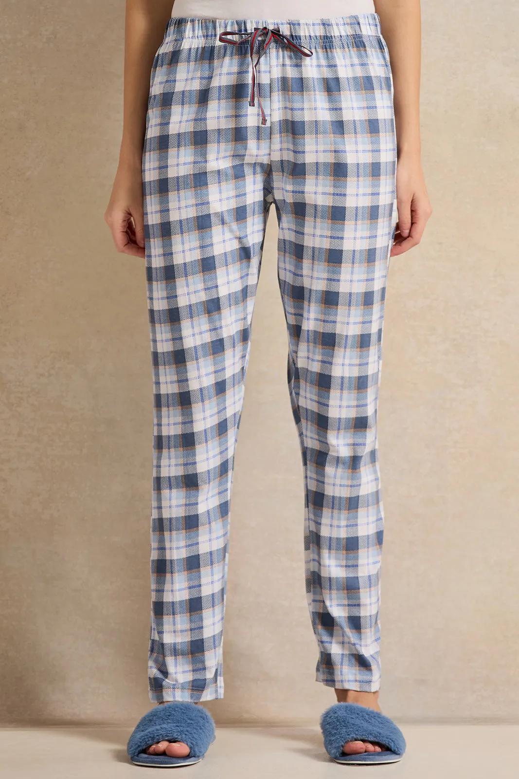 Women Blue Printed Pyjama Set (2 Piece) sold by Redtag product image thumbnail 3