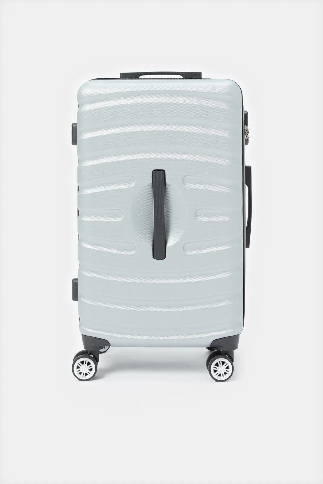 Silver Textured Trolley Luggage 28 Inch sold by Redtag