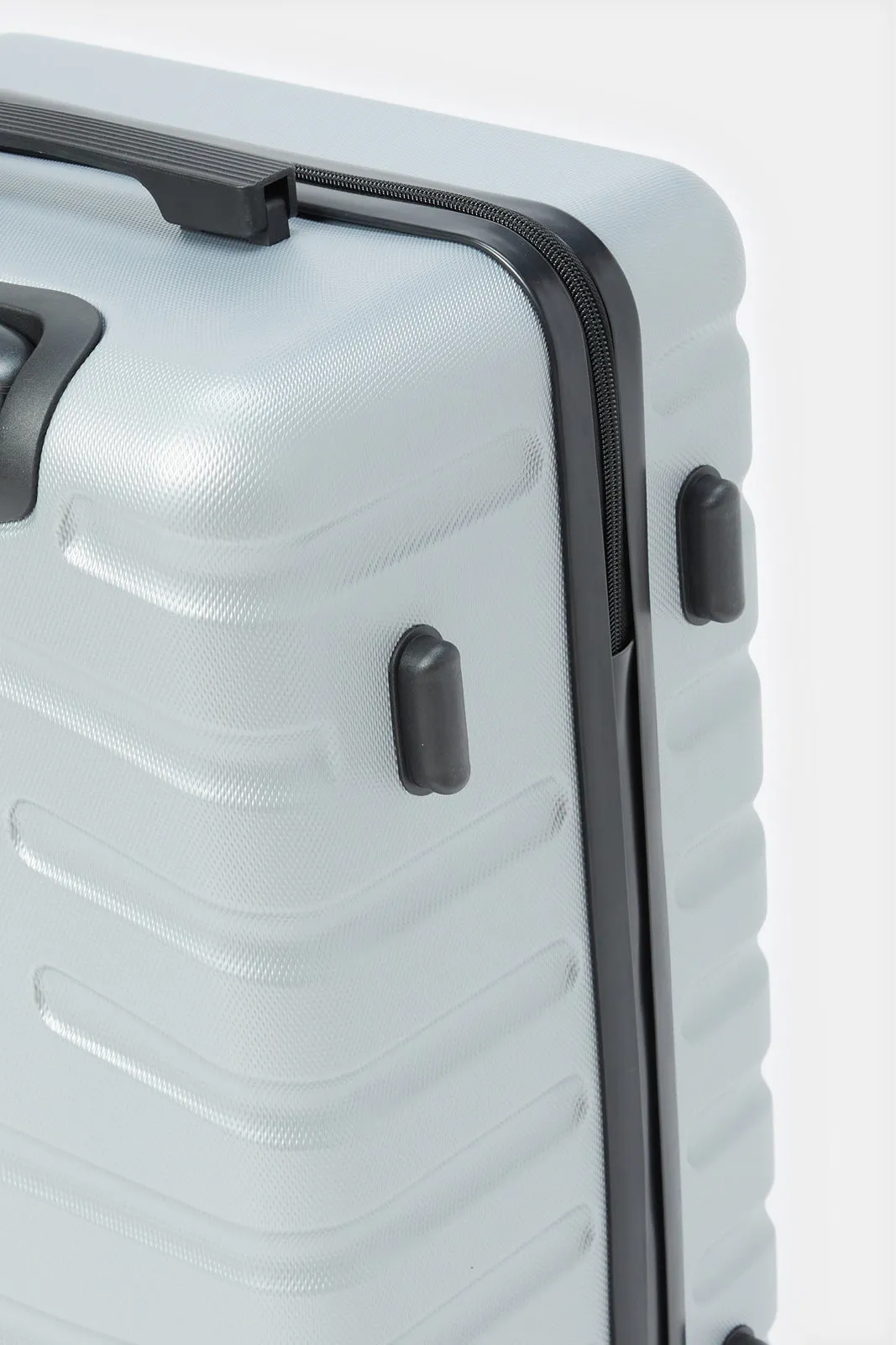 Silver Textured Trolley Luggage 28 Inch sold by Redtag product image thumbnail 3