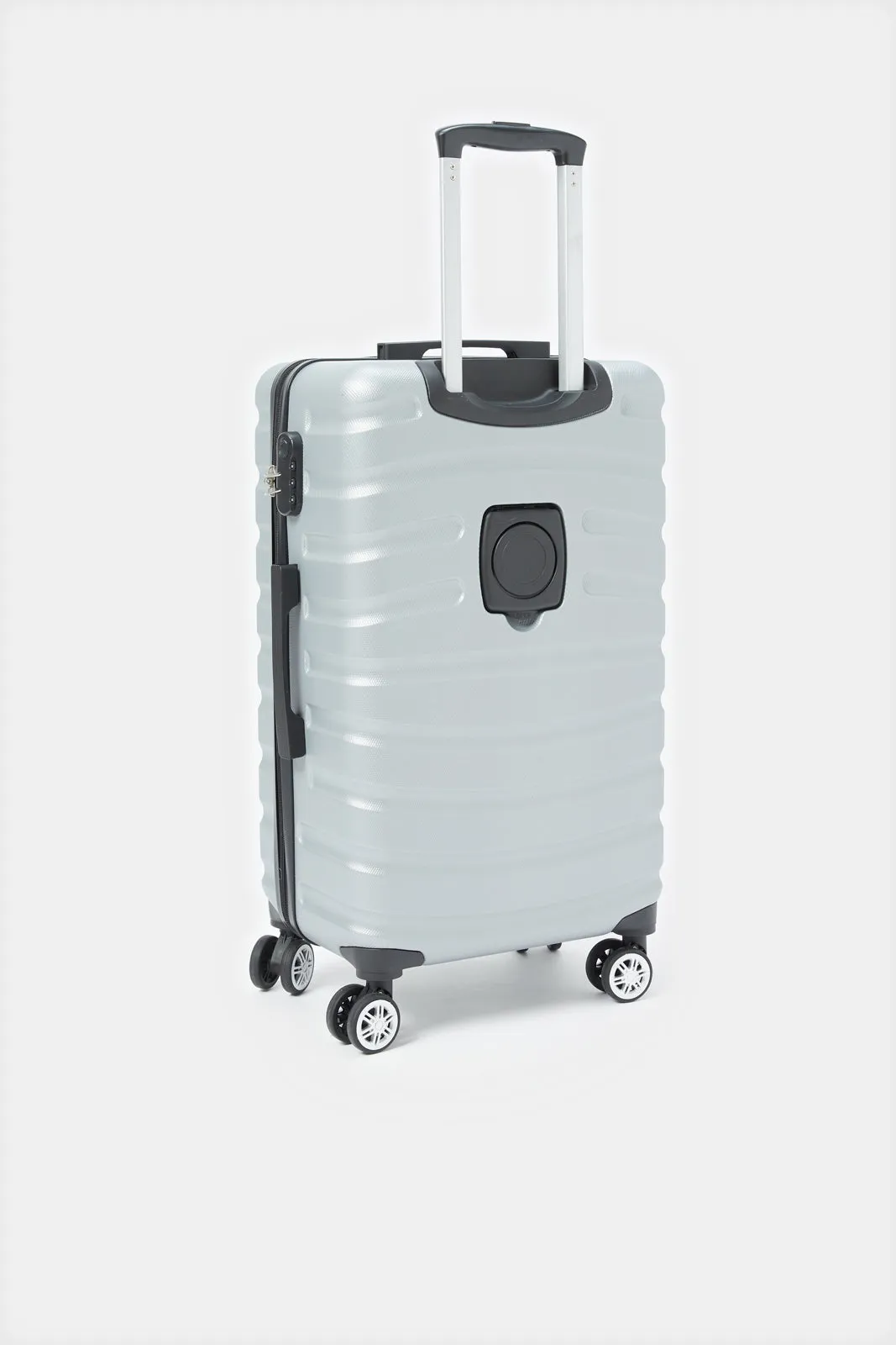 Silver Textured Trolley Luggage 28 Inch sold by Redtag product image thumbnail 2