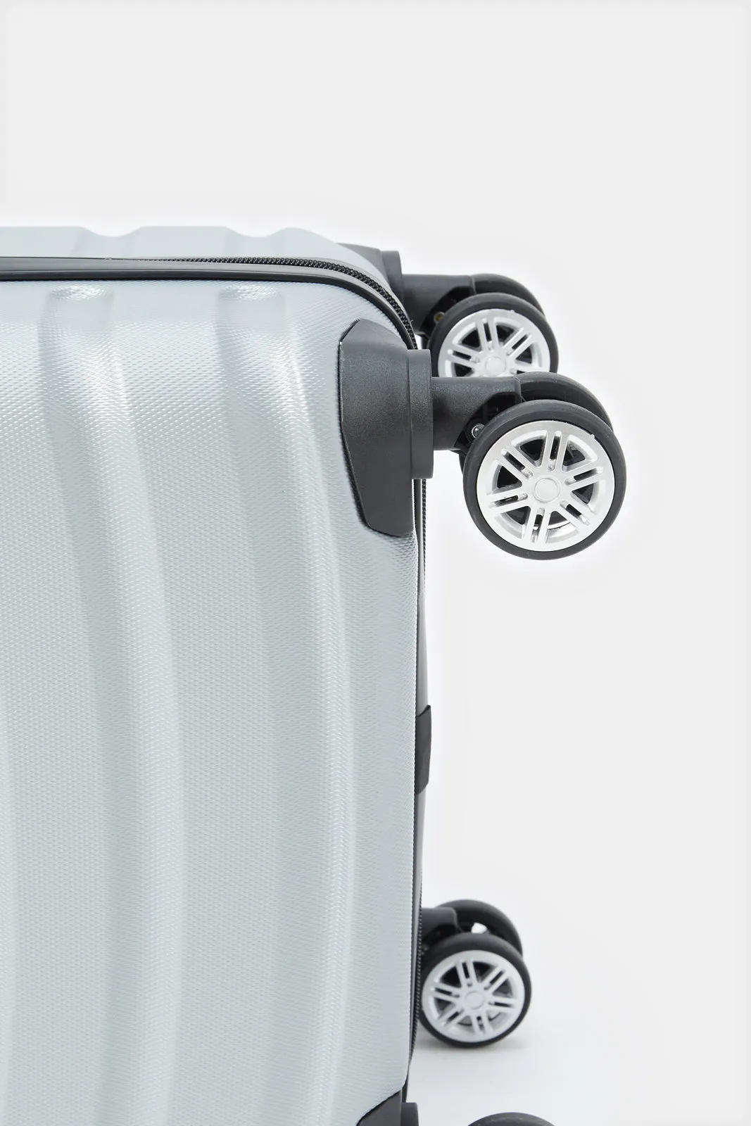 Silver Textured Trolley Luggage 28 Inch sold by Redtag product image thumbnail 5