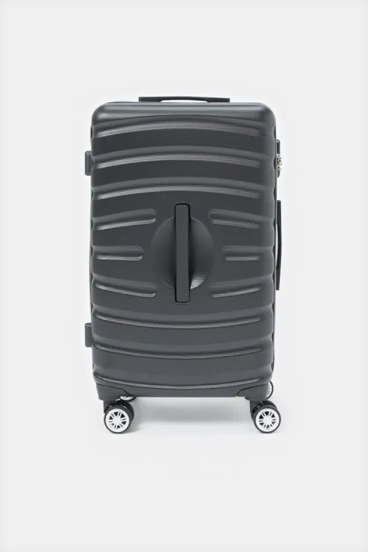 Black Textured Trolley Luggage 28 Inch sold by Redtag