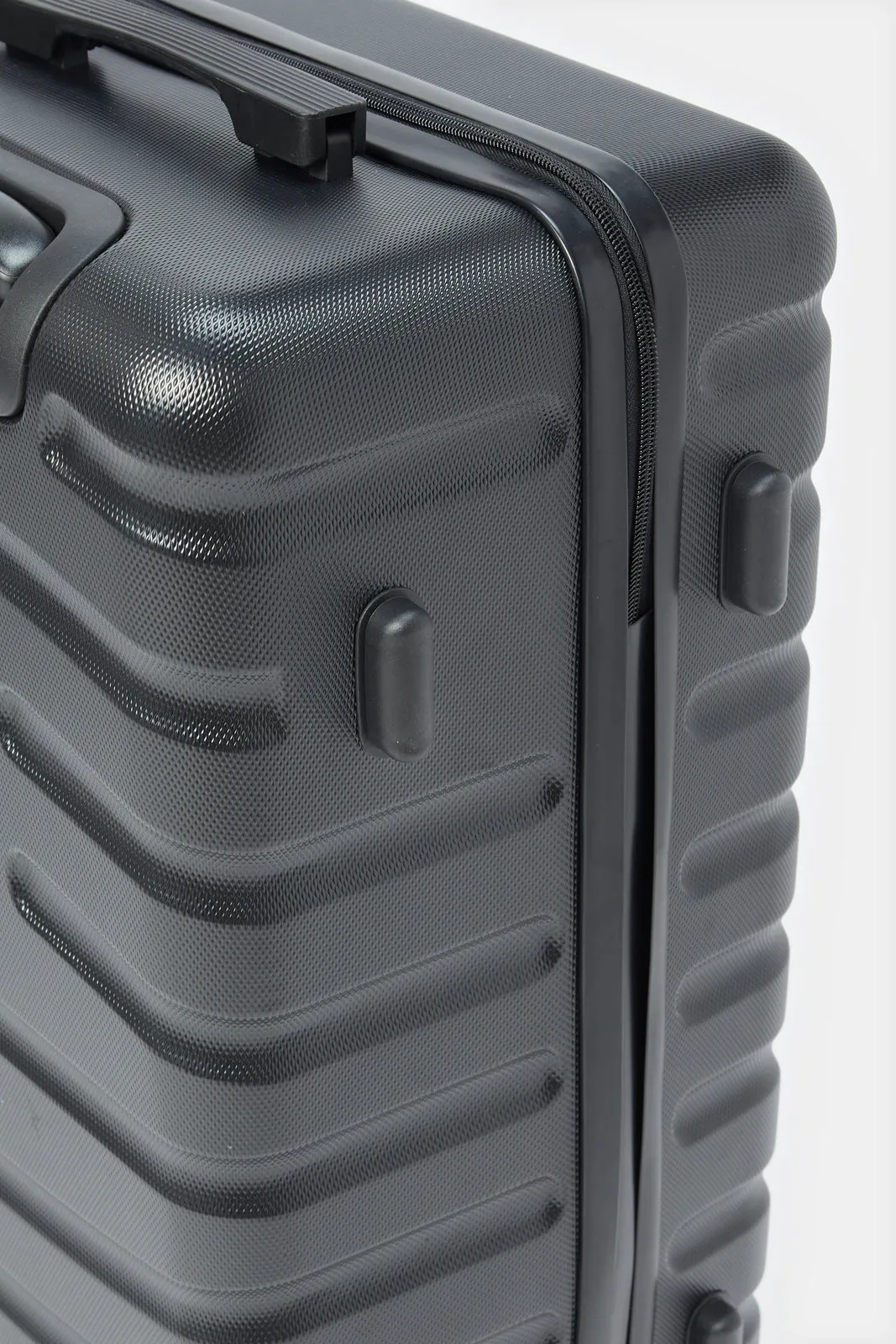 Black Textured Trolley Luggage 24 Inch sold by Redtag product image thumbnail 3