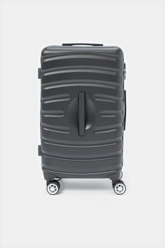 Black Textured Trolley Luggage 20 Inch sold by Redtag
