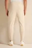 Men Beige Pleated Interlock Lounge Active Pants sold by Redtag