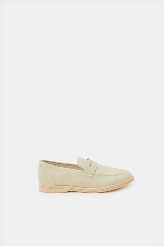 Senior Boys Beige Penny Loafers sold by Redtag