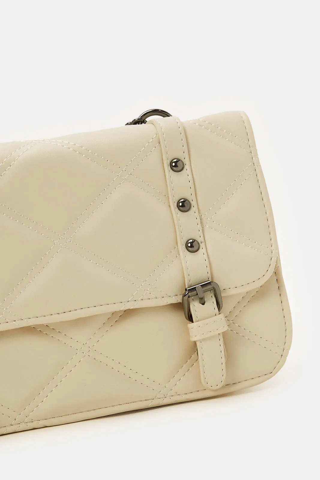 Women Beige Embellished Handbag sold by Redtag product image thumbnail 3