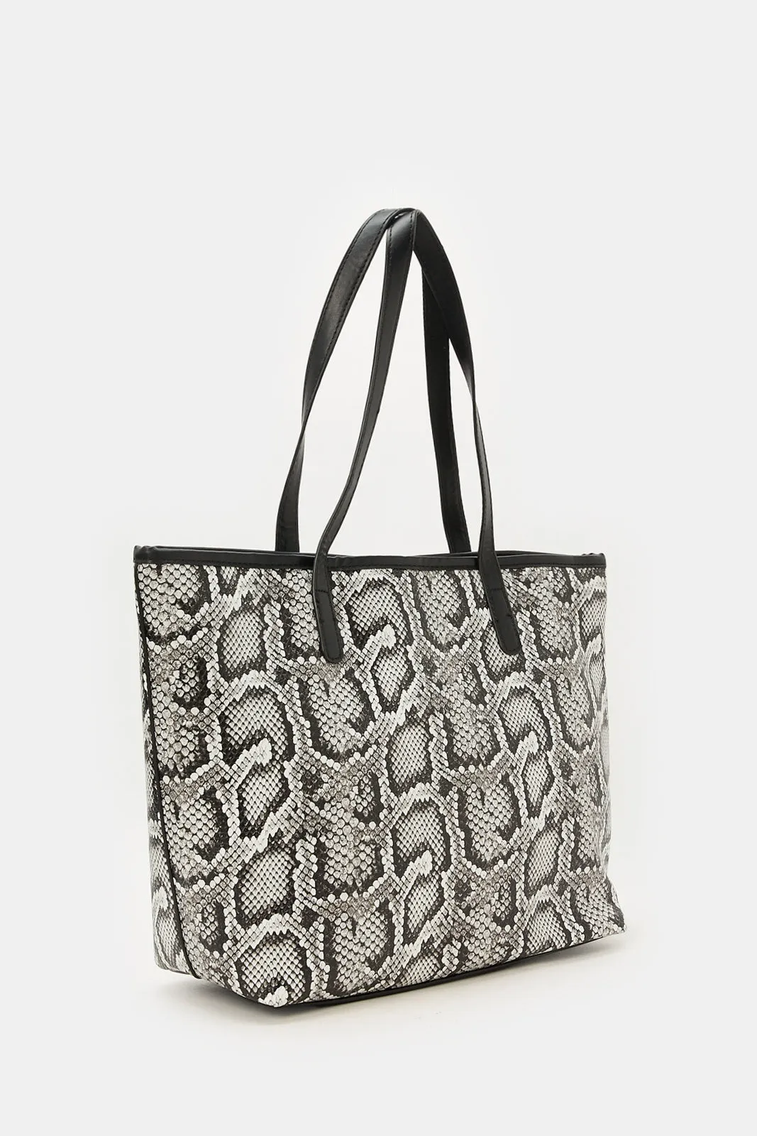 Women Black Animal Printed Tote Bag sold by Redtag product image thumbnail 2