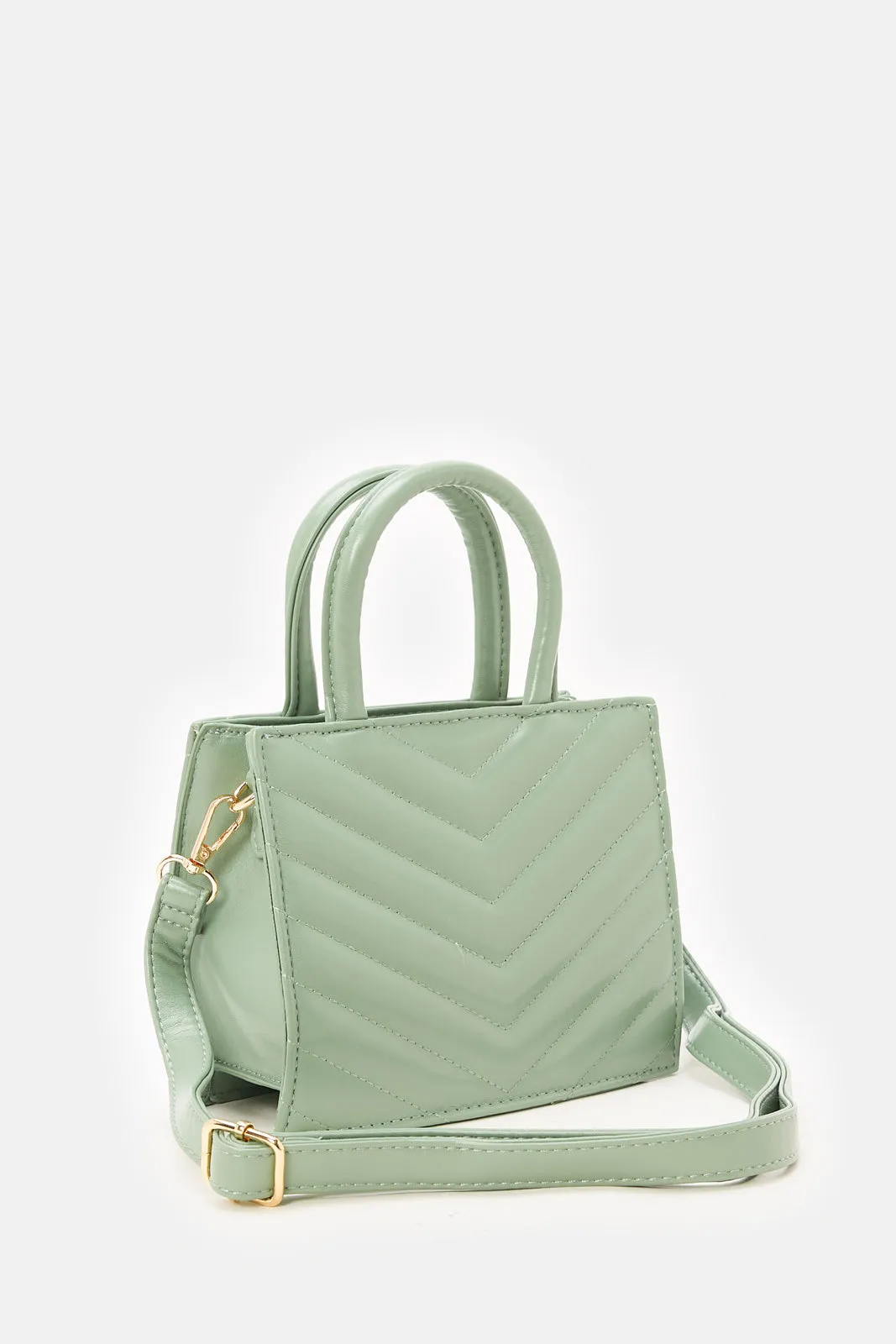 Women Mint Textured Messenger Bag sold by Redtag product image thumbnail 2