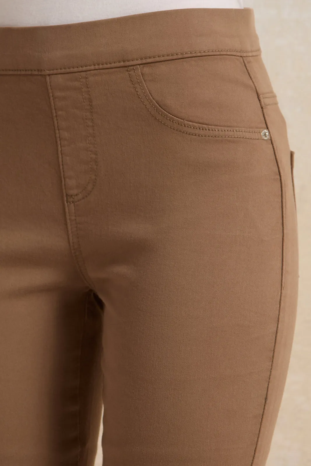 Women Brown Knit Jeggings sold by Redtag product image thumbnail 4