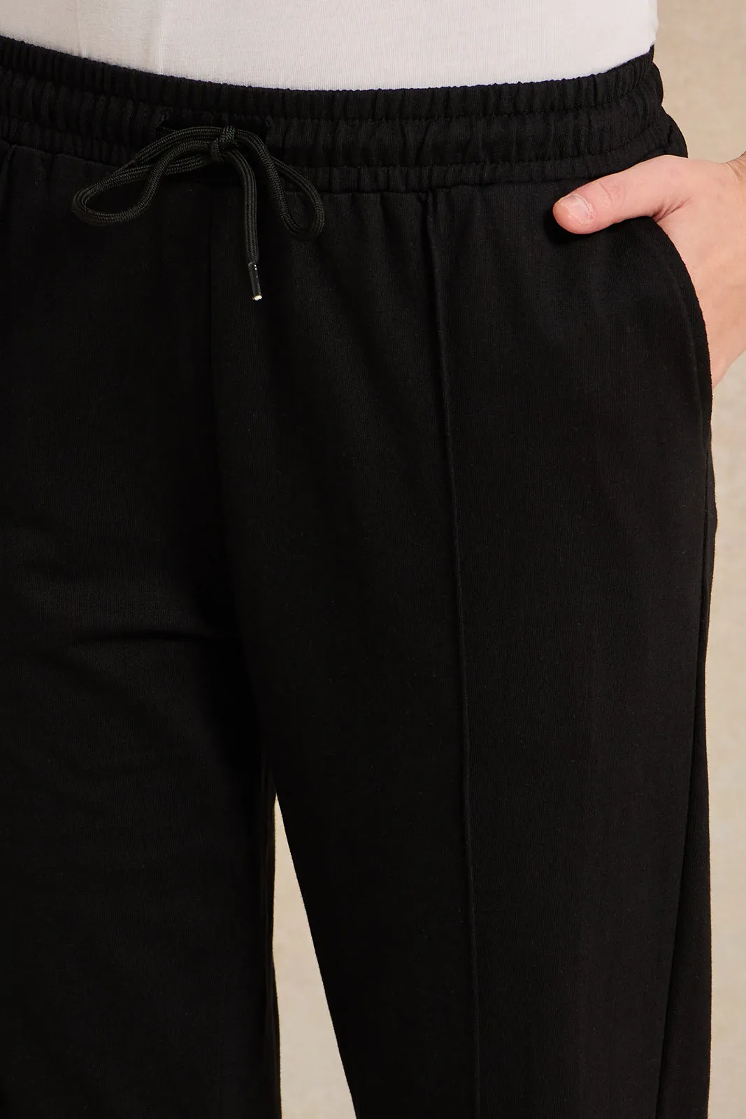 Women Black Active Basic Jogger sold by Redtag product image thumbnail 4