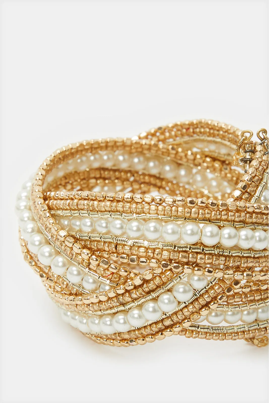 Women Gold Embellished Cuff sold by Redtag product image thumbnail 3