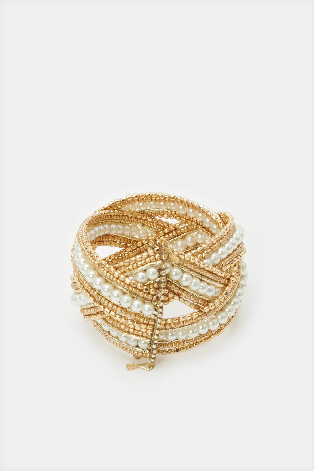 Women Gold Embellished Cuff sold by Redtag product image thumbnail 2