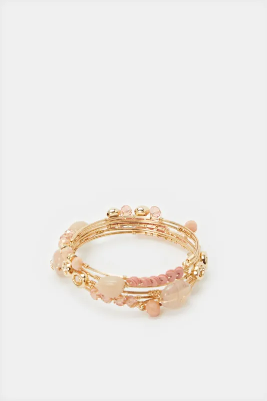 Women Gold Embellished Cuff sold by Redtag